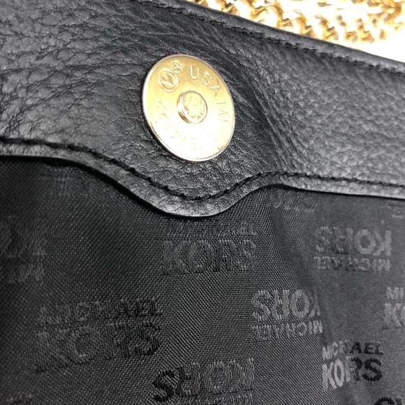 Michael by Michael Kors Black Leather Purse - Picture 4 of 15